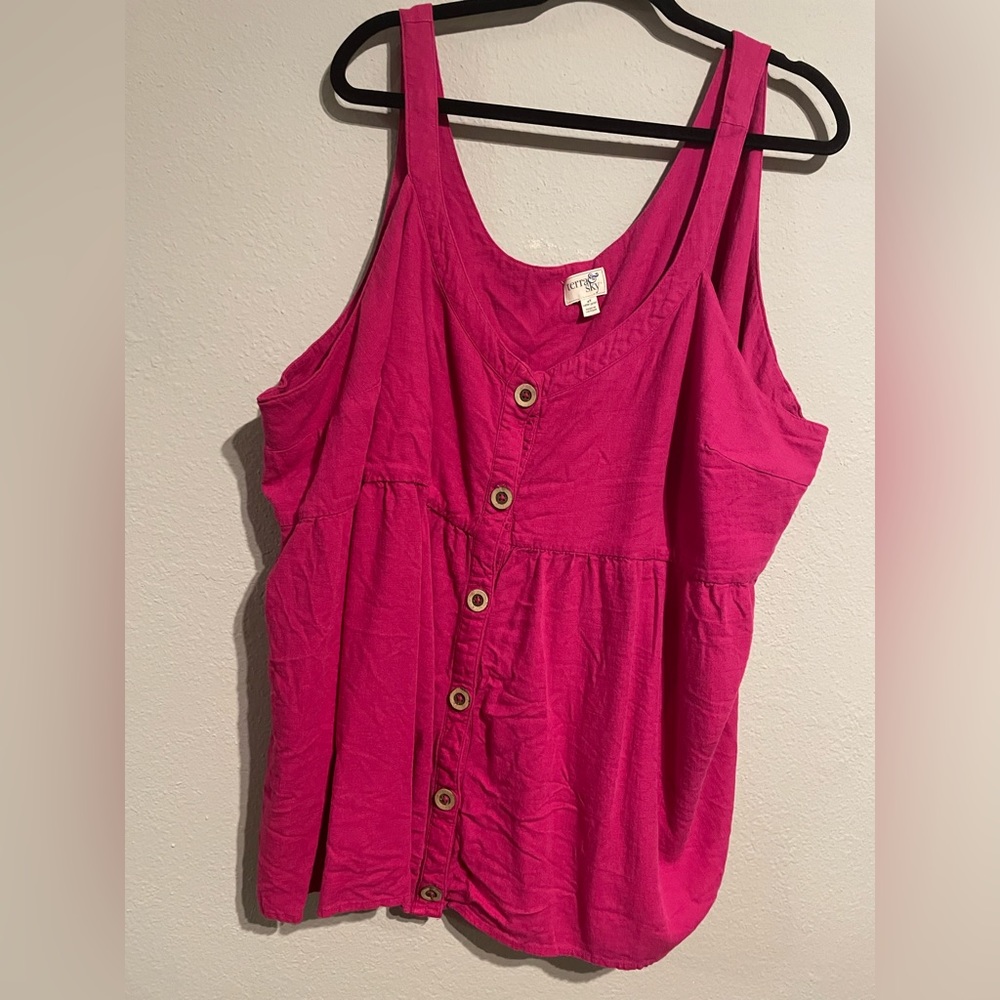 Pink tank top